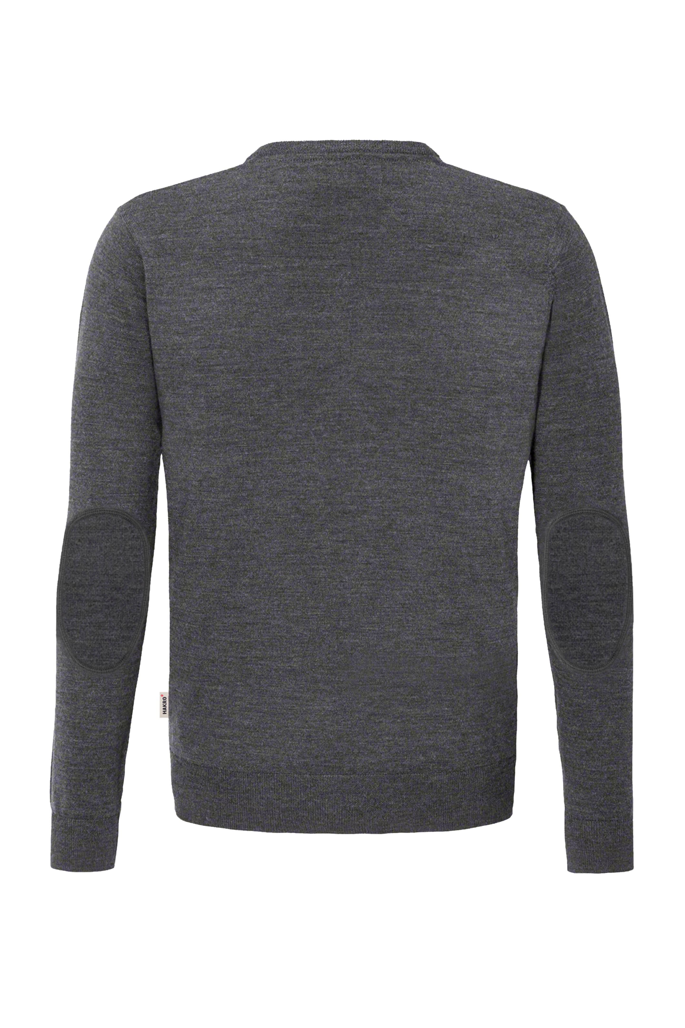 V-Pullover Merino-Wolle