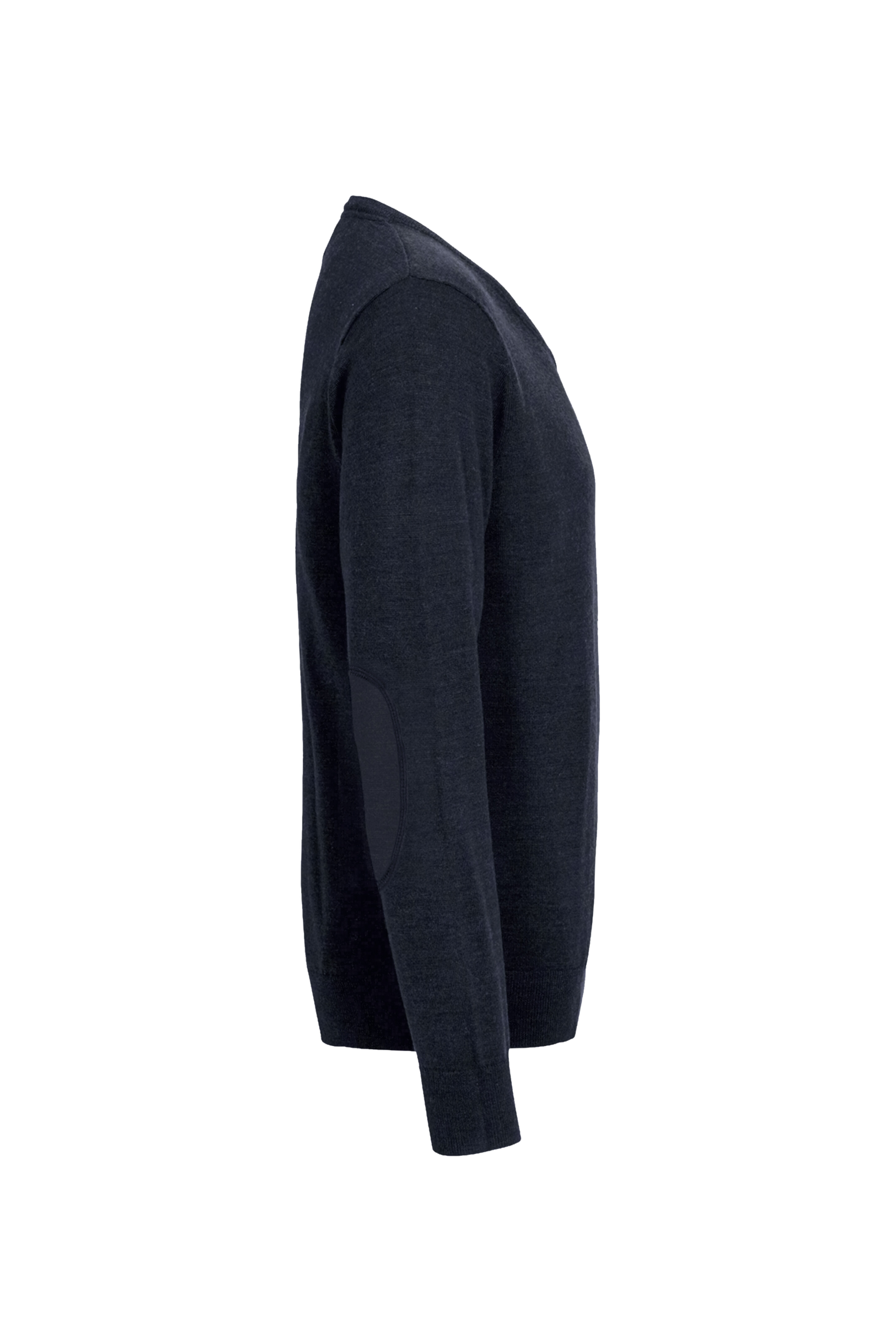 V-Pullover Merino-Wolle